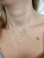 Halskette Valentina Callegher Dame in Weißgold Diamante 0.55 Ct 11176-S - 11176-S